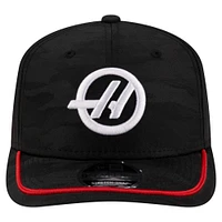 Youth New Era Black Haas F1 Team Camo 9SEVENTY Adjustable Hat