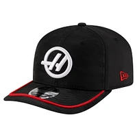 Youth New Era Black Haas F1 Team Camo 9SEVENTY Adjustable Hat
