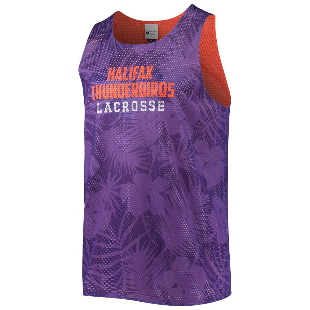 Men's FOCO Purple/Orange Halifax Thunderbirds Reversible Mesh Tank Top