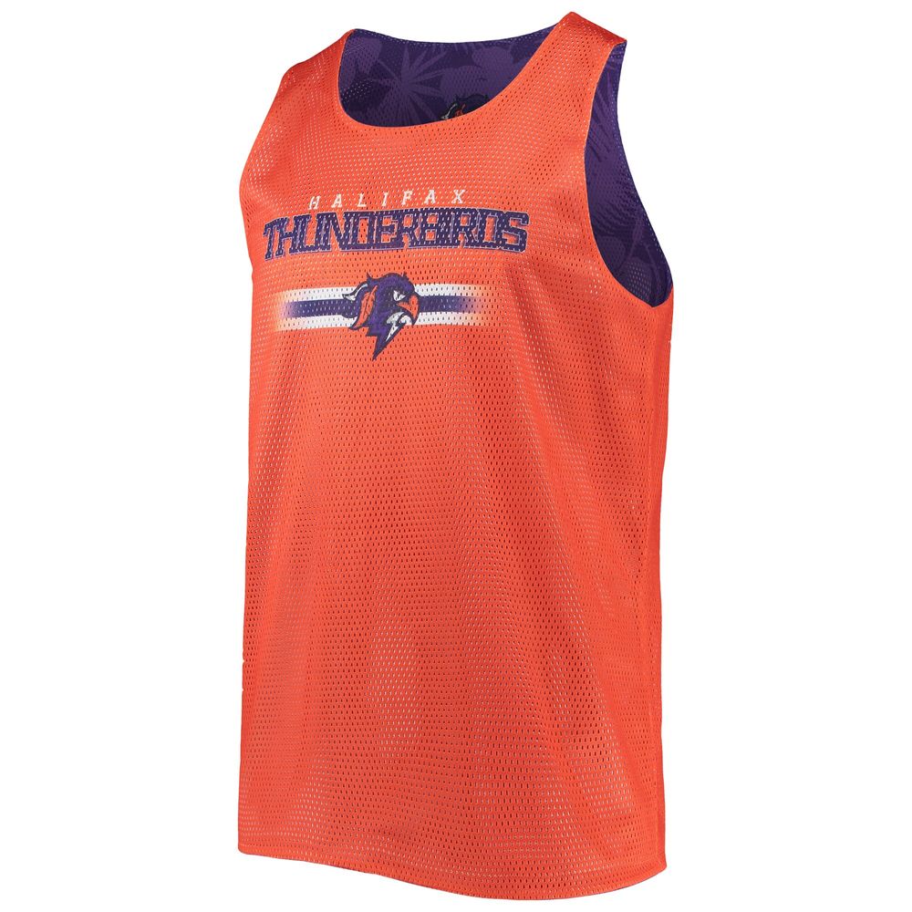 Men's FOCO Purple/Orange Halifax Thunderbirds Reversible Mesh Tank Top