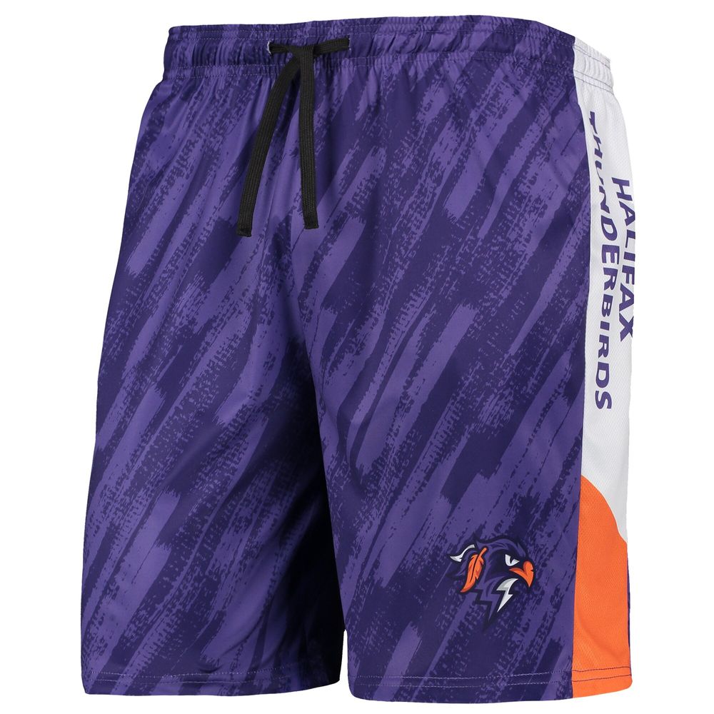 Men's FOCO Purple Halifax Thunderbirds Static Mesh Shorts