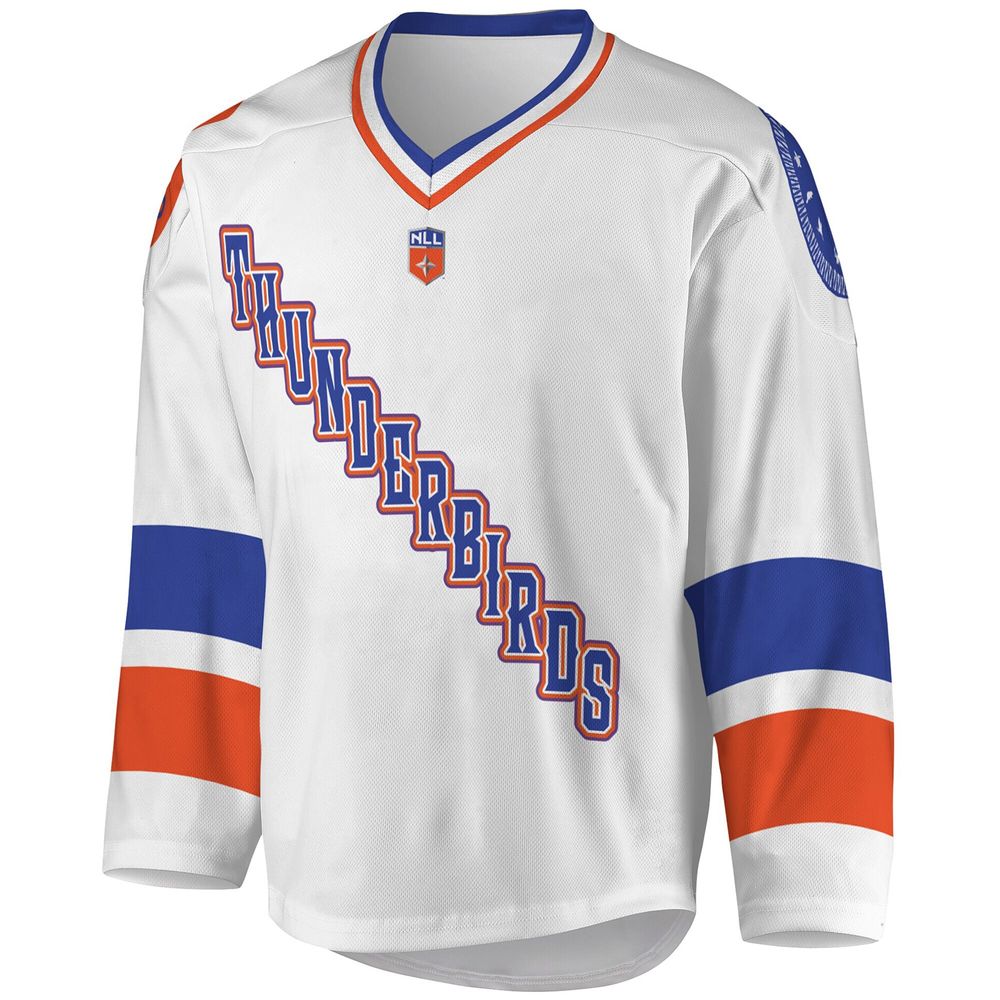 Men's White Halifax Thunderbirds Replica - Jersey