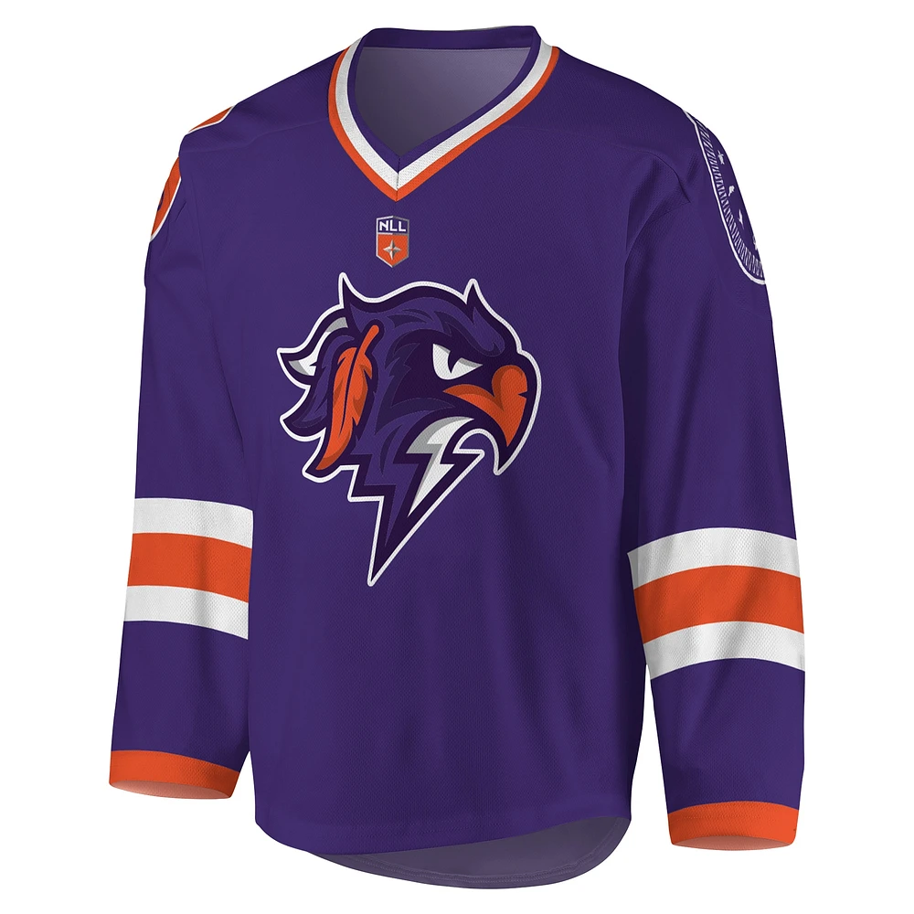 Chandail Halifax Thunderbirds Replica pour jeune violet/orange