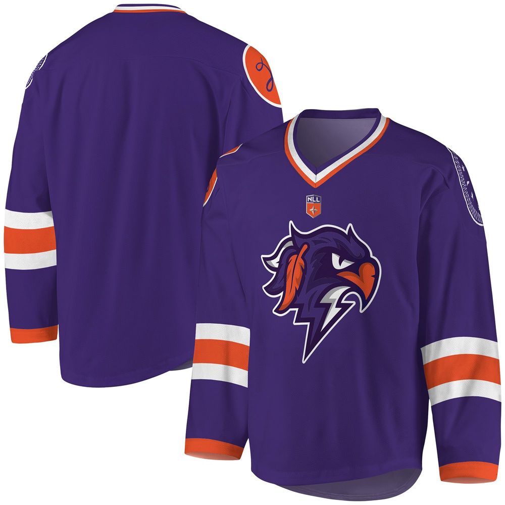 Youth Purple Halifax Thunderbirds - Sublimated Replica Jersey