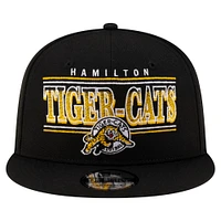 Men's New Era Black Hamilton Tiger-Cats Sideline 9FIFTY Snapback Hat
