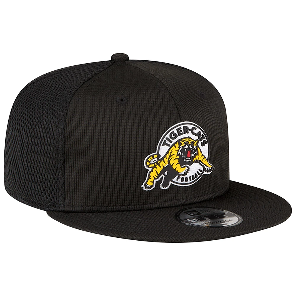 Men's New Era  Black Hamilton Tiger-Cats Sideline 9FIFTY Snapback Hat