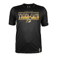 Men's New Era Black Hamilton Tiger-Cats Sideline Performance T-Shirt