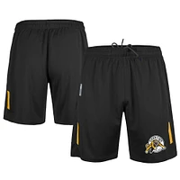 5th & Ocean by New Era Short en tricot pour hommes Hamilton Tiger-Cats Sideline Swift Performance noir