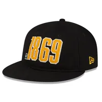 Casquette Hamilton Tiger-Cats Turf Traditions pour homme New Era noire - 9FIFTY Established Snapback Hat