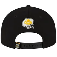 Casquette Hamilton Tiger-Cats Turf Traditions pour homme New Era noire - 9FIFTY Established Snapback Hat