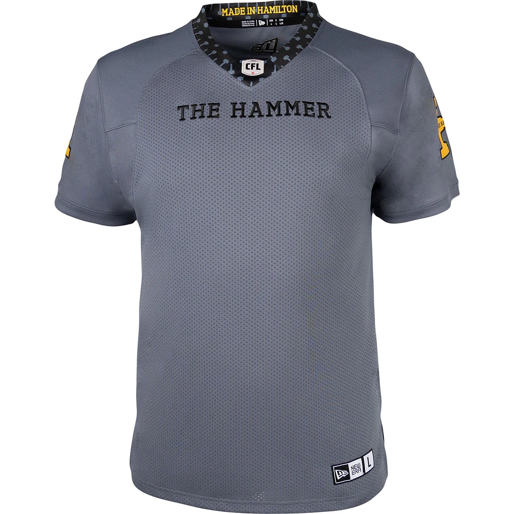 Maillot réplique New Era Hamilton Tiger-Cats 2023 pour homme gris