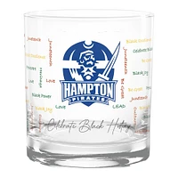 Pirates de Hampton 14oz. Verre à roches du Mois de l’histoire des Noirs