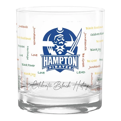 Pirates de Hampton 14oz. Verre à roches du Mois de l’histoire des Noirs