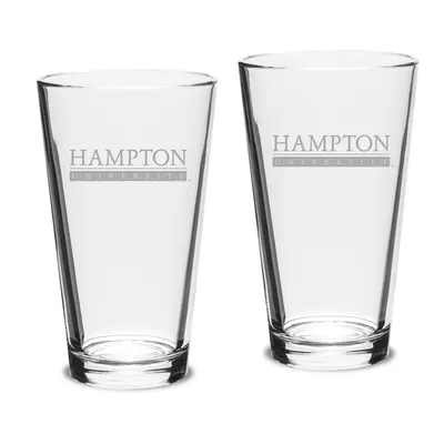 Hampton Pirates 2-Piece 16oz. Classic Pub Glass Set