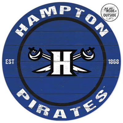 Hampton Pirates 20'' x 20'' Indoor/Outdoor Circle Sign