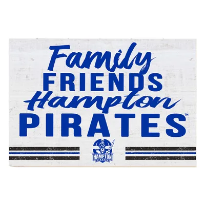 Hampton Pirates 24'' x 34'' Friends Family Wall Art