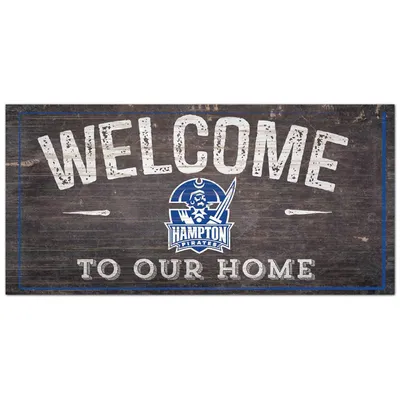 Hampton Pirates 6'' x 12'' Welcome to Our Home Sign