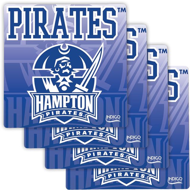 Ensemble de quatre sous-verres spécialisés Hampton Pirates