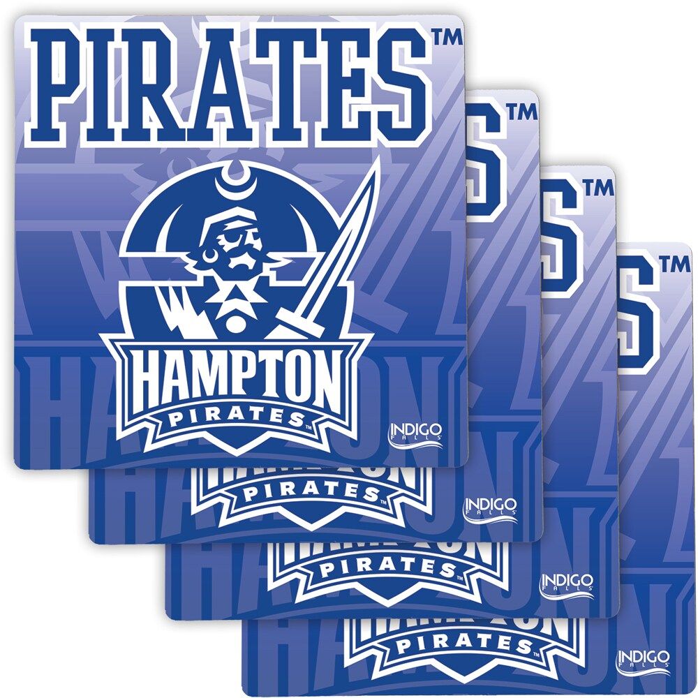 Hampton Pirates Four-Pack Specialty Coaster Set