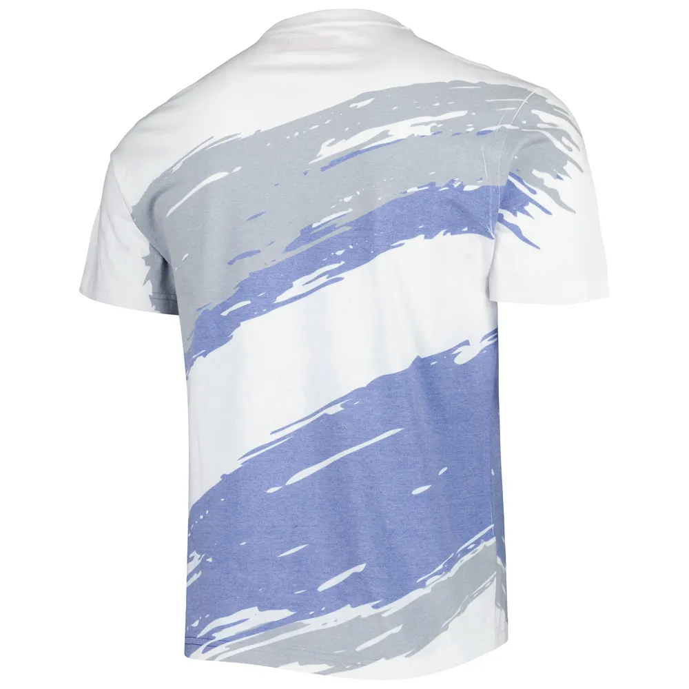 Men's Mitchell & Ness White Hampton Pirates Paintbrush Sublimated T-Shirt