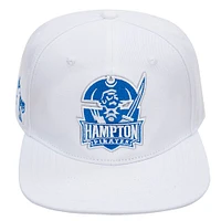 Men's Pro Standard White Hampton Pirates Wool Snapback Hat