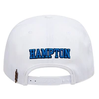 Men's Pro Standard White Hampton Pirates Wool Snapback Hat