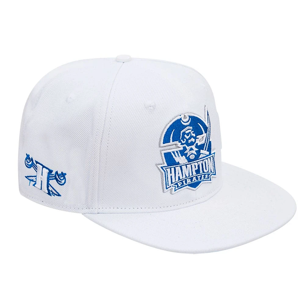 Casquette Snapback en laine blanche Pro Standard Hampton Pirates pour homme