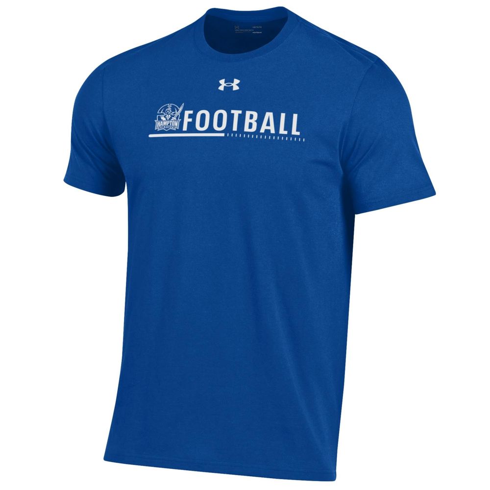 Men's Under Armour Royal Hampton Pirates 2022 Sideline Football Performance Cotton T-Shirt