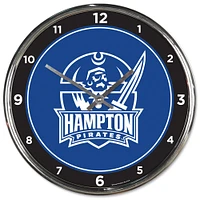 Horloge murale chromée WinCraft Hampton Pirates Team