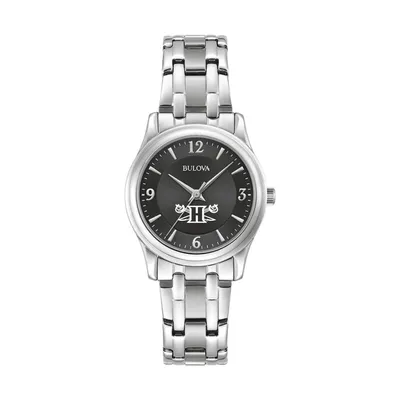 Hampton Pirates Bulova Women's Corporate Collection Stainless Steel Watch - Black