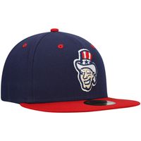 Men's New Era Navy Harrisburg Senators Authentic Collection Team Alternate 59FIFTY Fitted Hat