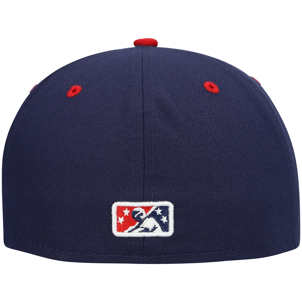 Casquette ajustée 59FIFTY Team Alternate des Sénateurs de Harrisburg pour homme New Era bleu marine