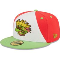 Men's New Era White/Green Playeros De Harrisburg Copa La Diversion 59FIFTY Fitted Hat