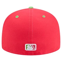 Men's New Era White/Light Green Harrisburg Senators Copa de la Diversión 59FIFTY Fitted Hat
