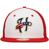 Men's New Era White Harrisburg Senators Authentic Collection Team Alternate 59FIFTY Fitted Hat