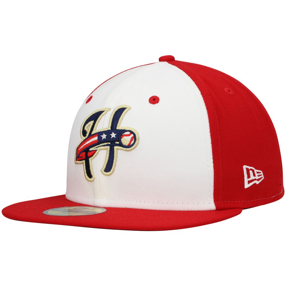 Men's New Era White Harrisburg Senators Authentic Collection Team Alternate 59FIFTY Fitted Hat