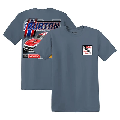 Men's  Heather Gray Harrison Burton Motorcraft Car T-Shirt