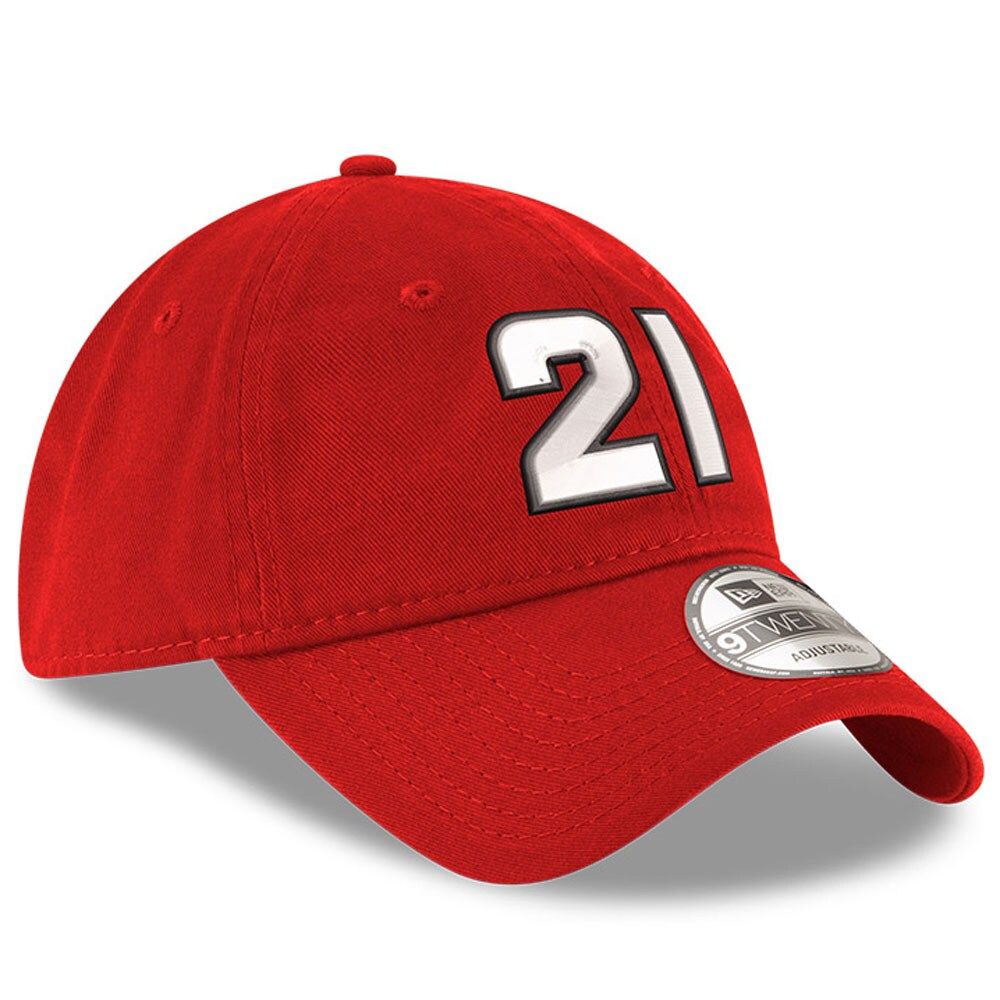 Men's New Era Scarlet Harrison Burton Enzyme Washed 9TWENTY Adjustable Hat