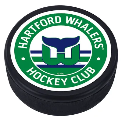 Hartford Whalers Team Vintage Hockey Puck