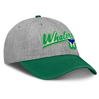 Men's Fanatics Gray/Green Hartford Whalers Rebound Adjustable Hat
