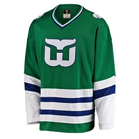 Men's Fanatics Green Hartford Whalers Premier Breakaway Heritage - Blank Jersey