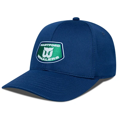 Casquette ajustable Skylight Zephyr bleu marine pour homme de Levelwear Hartford Whalers