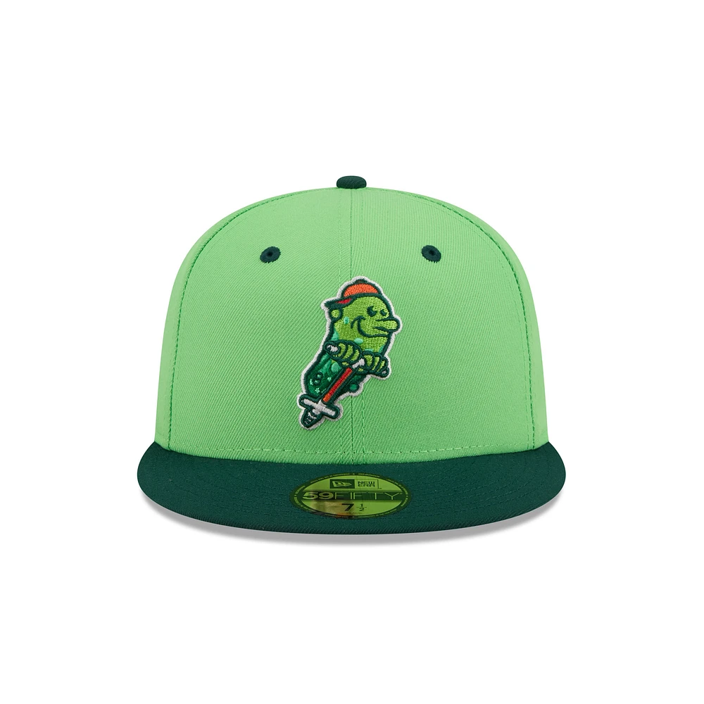 Men's New Era  Green Hartford Yard Goats Theme Nights 59FIFTY Fitted Hat