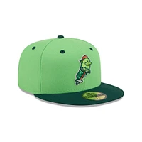 Men's New Era  Green Hartford Yard Goats Theme Nights 59FIFTY Fitted Hat