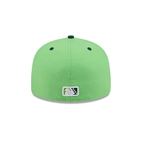Men's New Era  Green Hartford Yard Goats Theme Nights 59FIFTY Fitted Hat