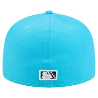 Casquette ajustée New Era Hartford Yard Goats Copa de la Diversión 59FIFTY bleu clair/marine pour hommes