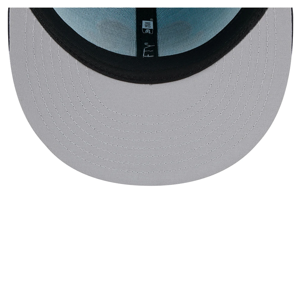 Casquette ajustée New Era Hartford Yard Goats Copa de la Diversión 59FIFTY bleu clair/marine pour hommes