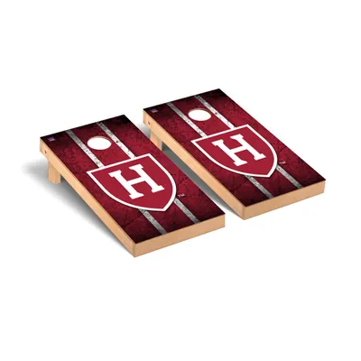 Harvard Crimson 2' x 4' Vintage Design Cornhole Board Set