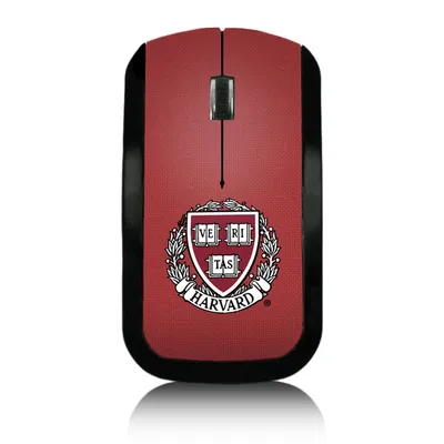 Harvard Crimson Solid Design Wireless Mouse
