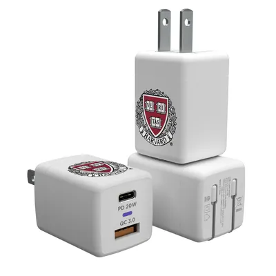 Harvard Crimson USB A/C Charger